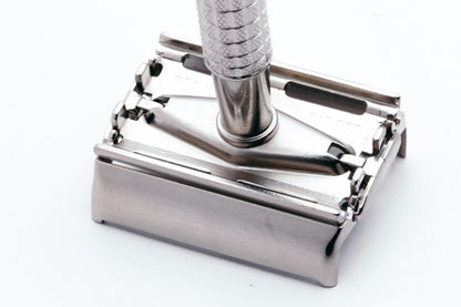 1966 L3 Gillette Flare Tip DE Super Speed Safety Razor  | Nickel Revamp