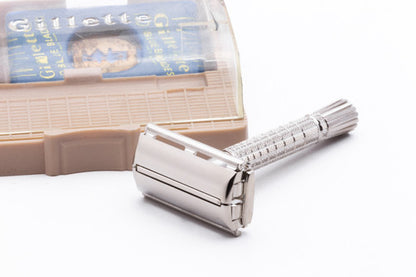 1960 Gillette Regular Flare Tip DE Super Speed Set F2