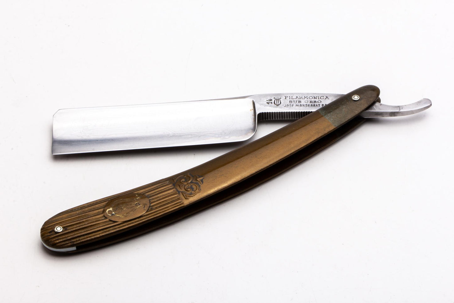 7/8" Filarmonica Sub Cero #14 Straight Razor w/ Coffin | Spain
