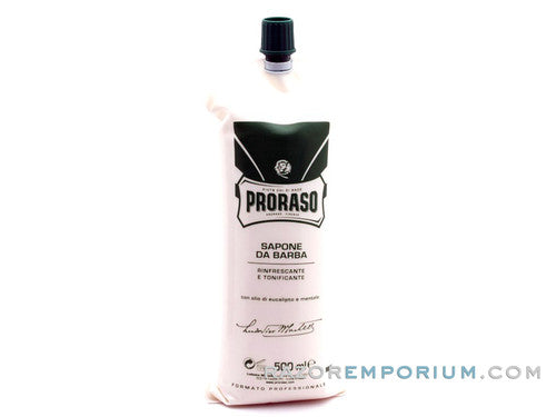 Proraso Shaving Cream | Jumbo Green Refresh Eucalyptus & Menthol In Tube 500ml