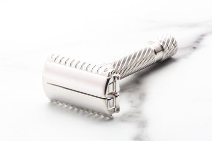 1934 Gillette Aristocrat TTO Double Edge Safety Razor Set | Rhodium Revamp