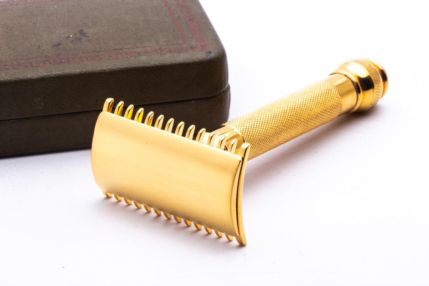 Gillette WW1 Razor With Replica Ball End Handle Set | 24k Gold Revamp
