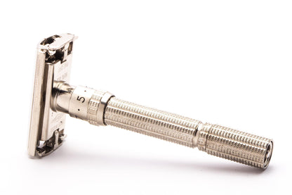 1965 K2 Gillette Slim Adjustable Double Edge Safety Razor Set | Original Condition