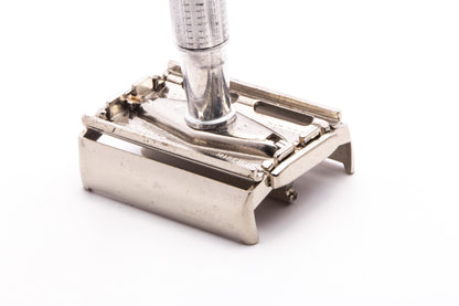 1960 E1 Gillette Light / Blue-Tip DE Super Speed Safety Razor | Original Condition