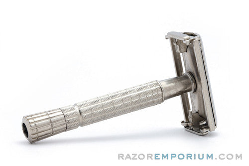 1955 Gillette Flair Tip Super Speed Safety Razor A1 Factory Nickel Revamp