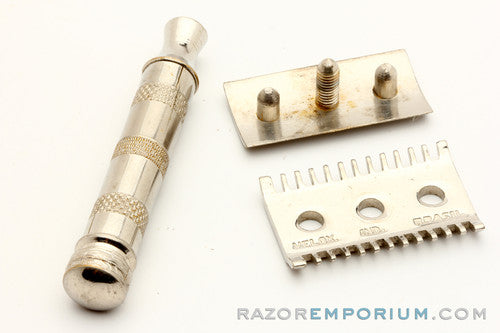 Velox Ind. Safety Razor w/ Case & Blade Banks | Made in Brasil