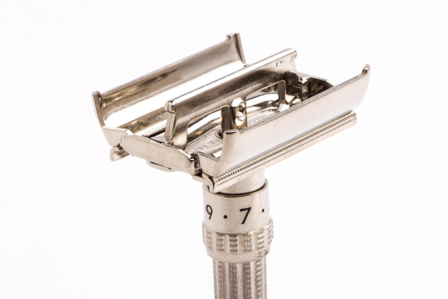1965 K3 Gillette Slim Adjustable Double Edge Safety Razor | Factory Nickel Revamp