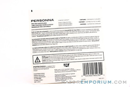 Personna Stainless Steel Injector Blades - No Key