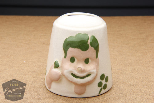 Bell-shaped Green Hair Man Porcelain Blade Safe