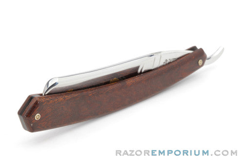 6/8" Thiers-Issard Hollow Ground Stamina Wood Straight Razor