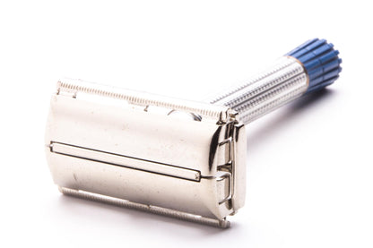 1960 E1 Gillette Light / Blue-Tip DE Super Speed Safety Razor | Original Condition