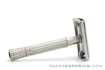 1965 K3 Gillette Flare Tip Super Speed Safety Razor | Factory Nickel Revamp