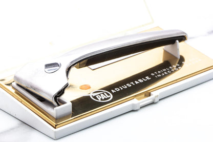 1960's PAL Adjustable Stainless Steel Injector Razor Set | Original Condition
