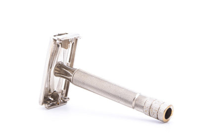 1940's Gillette TTO Super Speed Double Edge Safety Razor With Case and Blade Bank