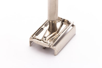 1953 Y4 Gillette Double Edge Super Speed Safety Razor | Factory Nickel Revamp
