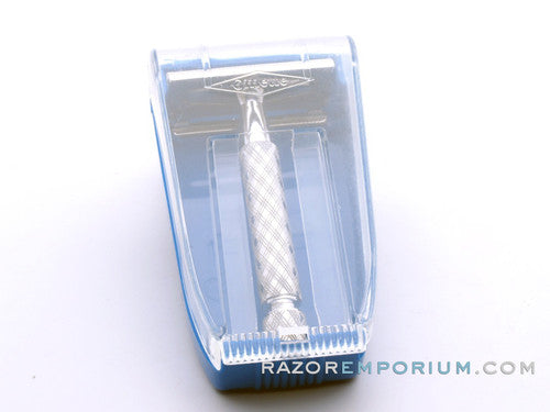 1965 K1 Gillette Aluminum Spiral Handle Tech Safety Razor Set | Made in Germany