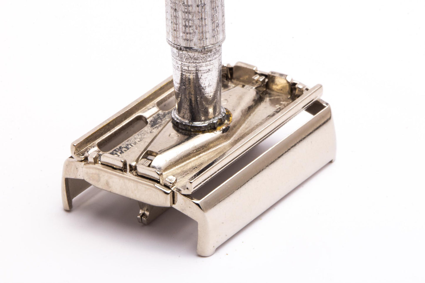 1955 A4 Gillette Light / Blue-Tip Double Edge Flare Tip Safety Razor | Original Condition