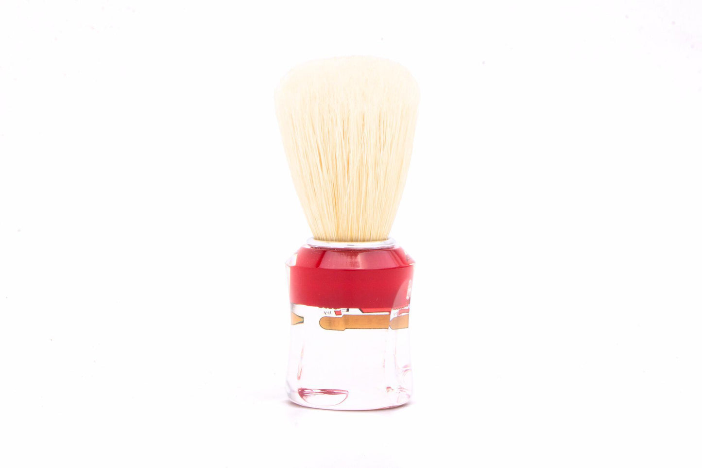 Semogue| 610 Boar Bristle Brush With Red Acrylic Handle