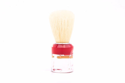 Semogue| 610 Boar Bristle Brush With Red Acrylic Handle
