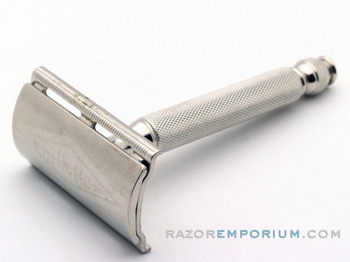 1958 D2 Gillette Ball End Tech 3 Piece Safety Razor