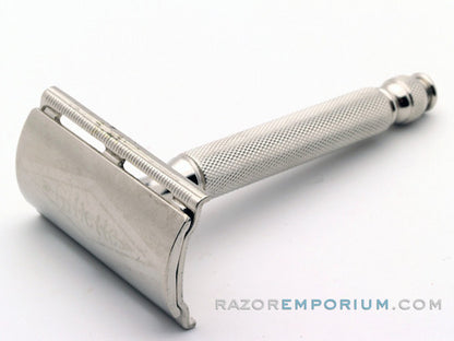 1958 D2 Gillette Ball End Tech 3 Piece Safety Razor