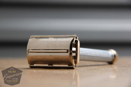 Gillette 1963 Blue Star Lady Gillette DE Safety Razor - I1