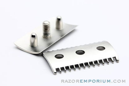 1920's Gillette Old Type Cap and Guard Factory Nickel Revamp