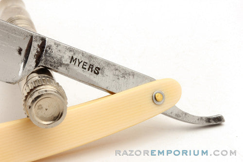 5/8" Myer H.M. Christensen Straight Razor | Brockton, MASS. USA