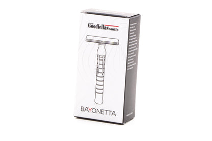 The Goodfellas' Smile | Bayonetta Brass Double Edge Safety Razor | Rhodium Revamp