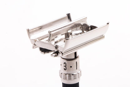 1971 R3 Gillette Super Adjustable 84mm Safety Razor | Rhodium Revamp