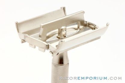 1952 Gillette X4 Super Speed Double Edge Razor | Factory Nickel Revamp