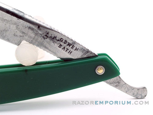 5/8'' Gowen Bath Wedge Straight Razor w/ Acrylic Scales