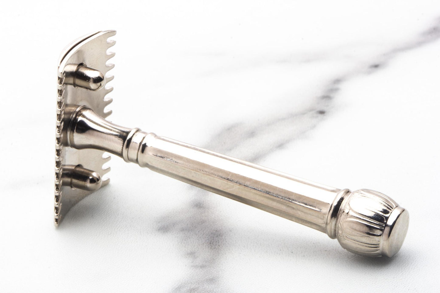 1909 Gillette ABC Pocket Edition Ball End Double Edge Safety Razor with Floral Case | Original Condition