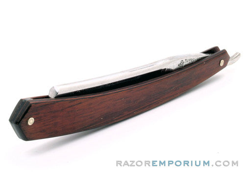 5/8" Thiers-Issard Red Stamina Wood Straight Razor | France