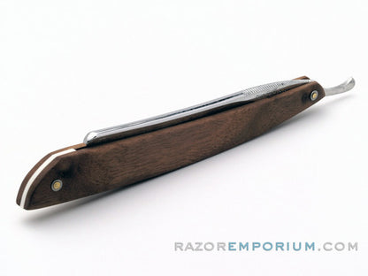 5/8" English Steel Straight Razor w/ Black Walnut Scales | Sheffield, England
