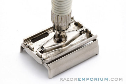 1960's Gillette Slim Twist TTO Double Edge Safety Razor Set