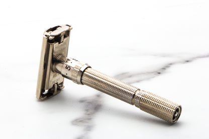 1963 I3 Gillette Slim Adjustable TTO Double Edge Safety Razor Set with NOS Blades | Original Condition