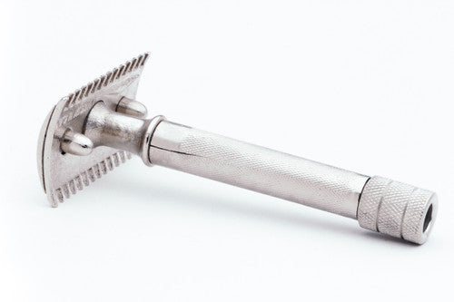 1920s Gillette Single Ring Old Type DE Safety Razor Nickel Revamp