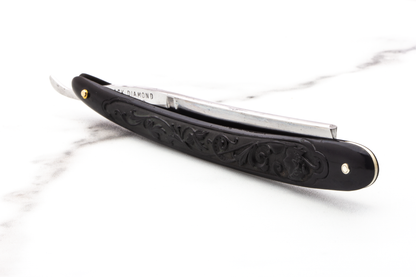 5/8" Vintage Restored Black Diamond J.B. Kaercher Straight Razor