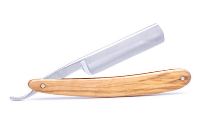 5/8" Dovo 'INOX' Olive Wood Straight Razor | Used With Case