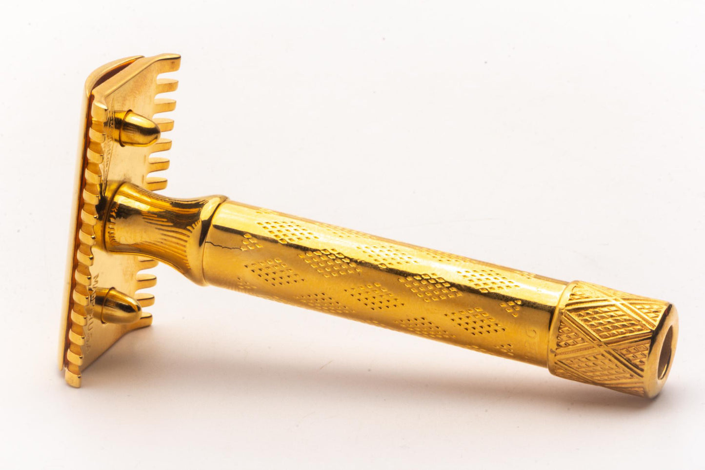 1922 Gillette New Improved Tuckaway Traveler Safety Razor Set | 24k Gold Revamp