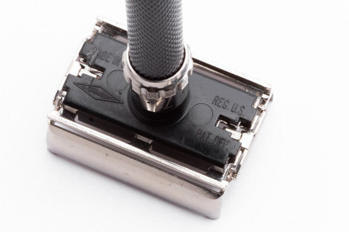 1982 Gillette Super Adjustable "Black Beauty" DE Safety Razor C2