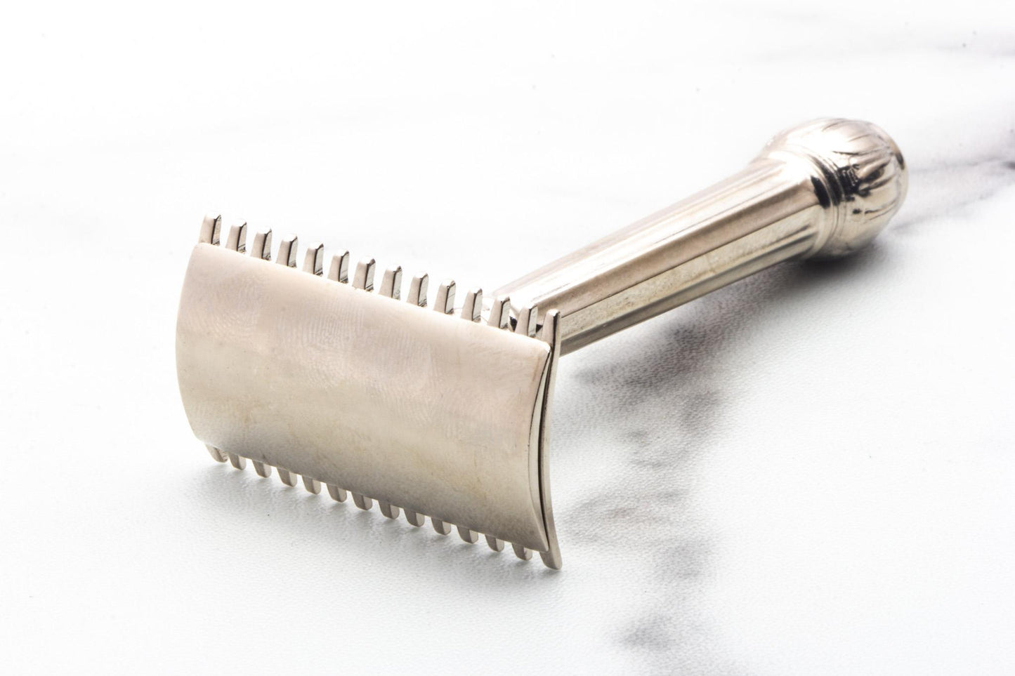 1909 Gillette ABC Pocket Edition Ball End Double Edge Safety Razor with Floral Case | Original Condition