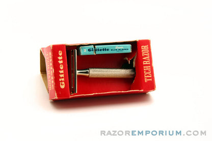 1962 Ball End Tech Razor in Box with Blades - G2