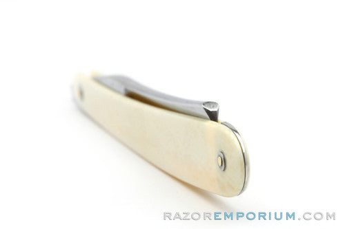9/16" Vintage Straight Razor | Bone Scales