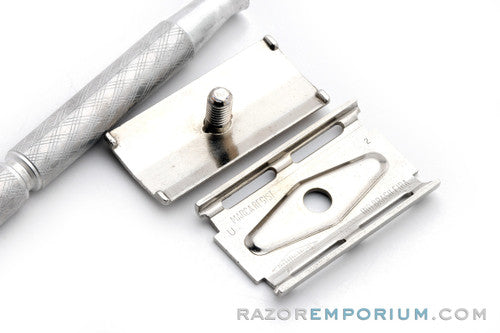 1974 Gillette Aluminum Handle Tech Safety Razor - Made in Brazil
