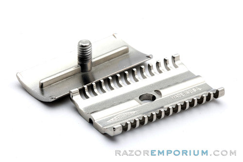 1930's Gillette NEW Long comb Head | Factory Nickel Revamp - Universally Threaded