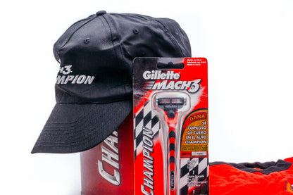 1990's Gillette Mach 3 Champion - Spanish Collectible Set - Cartridge Razor NOS