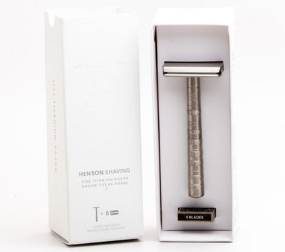 Henson Ti22 Titanium Double Edge Safety Razor | Medium