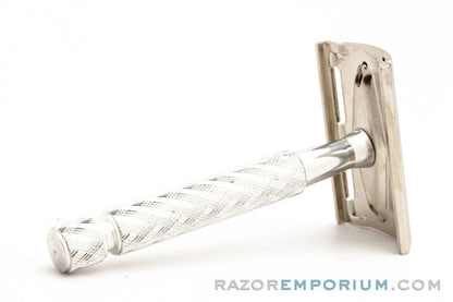 1960's Gillette Ball End Tech Spiral Handle Razor | Made in England